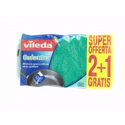 Spugna Vileda Ondattiva Per Stoviglie Pz.3
